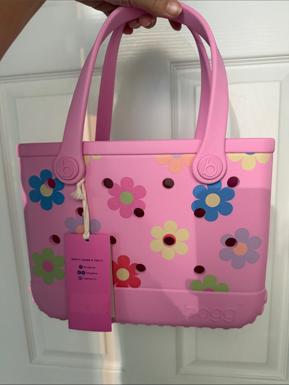 🌸 Happy Floral Itty Bitty Bogg Bag 🌸